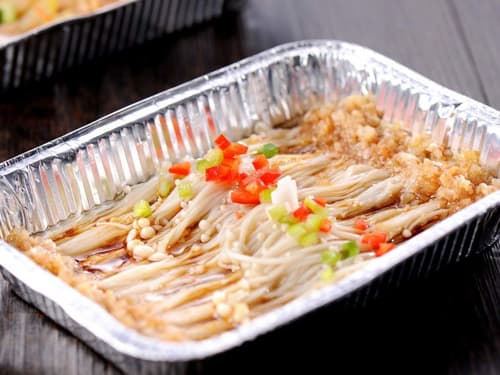 彭州锡纸烤金针菇